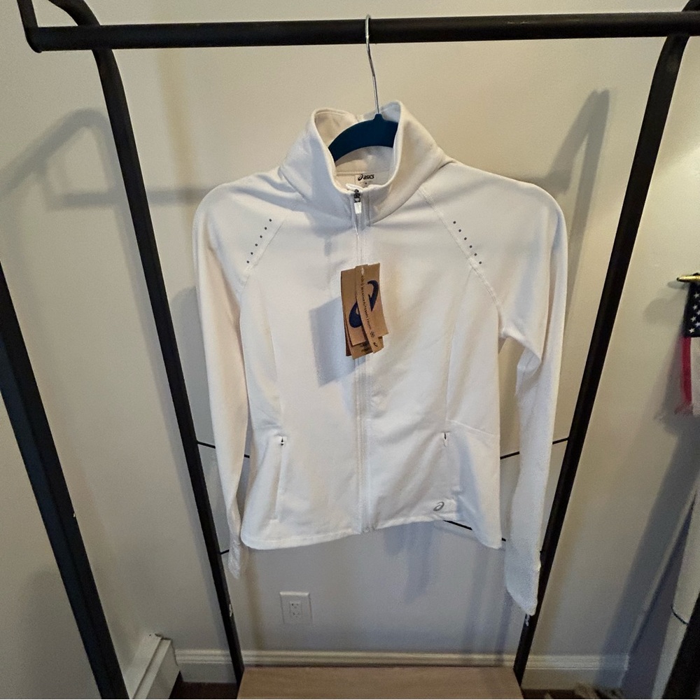 White Zip-Up Jacket